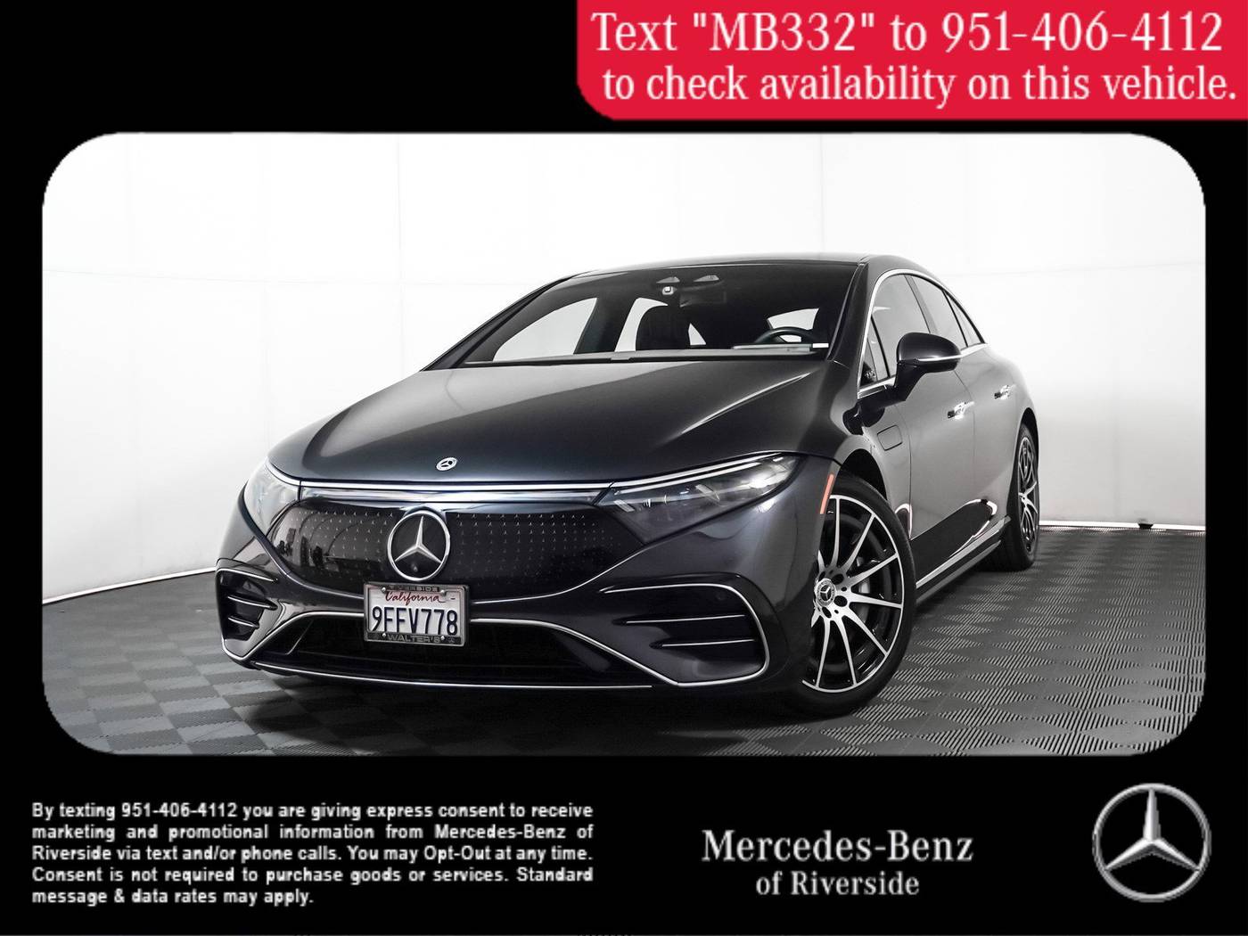 2022 Mercedes-Benz EQS Sedan EQS 450+ — Hatchback — 44,841 mi — Riverside, CA