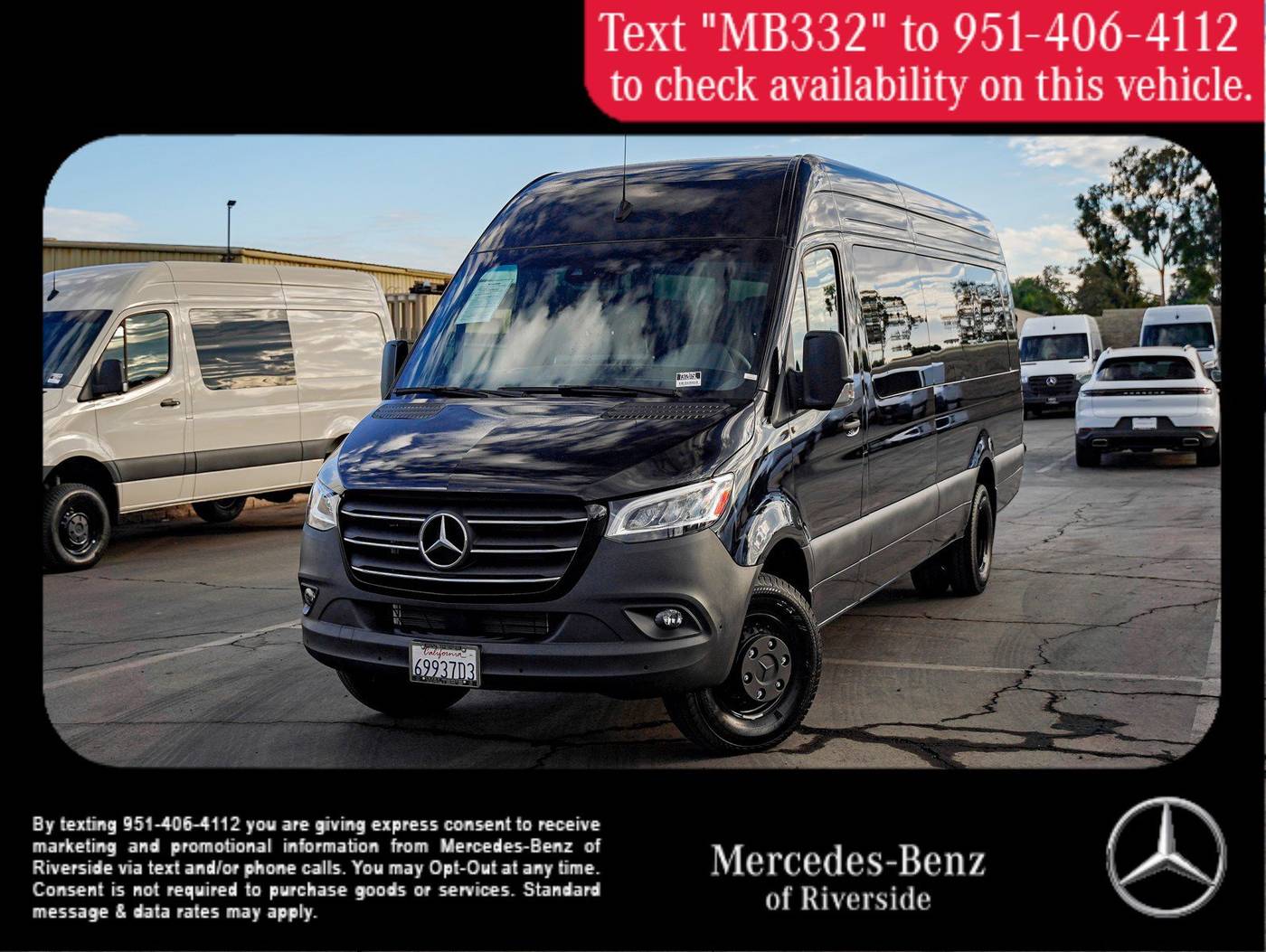 2024 Mercedes-Benz Sprinter Cargo Van 3500XD — Cargo Van — 842 mi — Riverside, CA