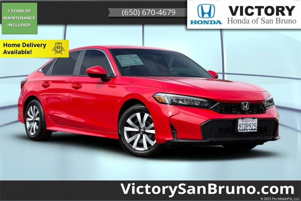 2025 Honda Civic LX — Sedan — 3,669 mi — San Bruno, CA