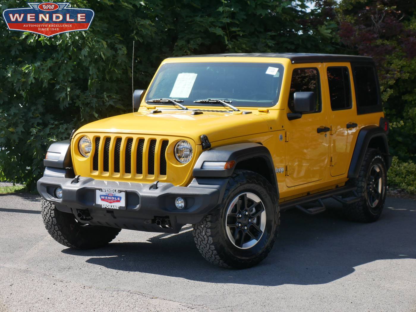 2020 Jeep Wrangler Sport S — SUV — 75,437 mi — Spokane, WA
