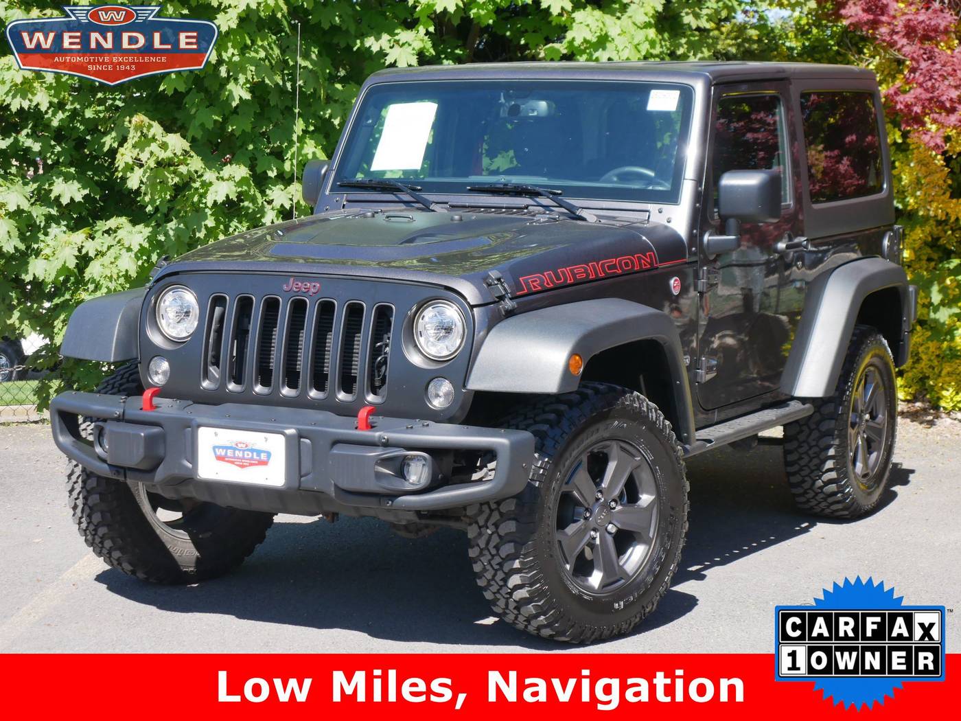 2018 Jeep Wrangler Rubicon Recon — SUV — 11,376 mi — Spokane, WA