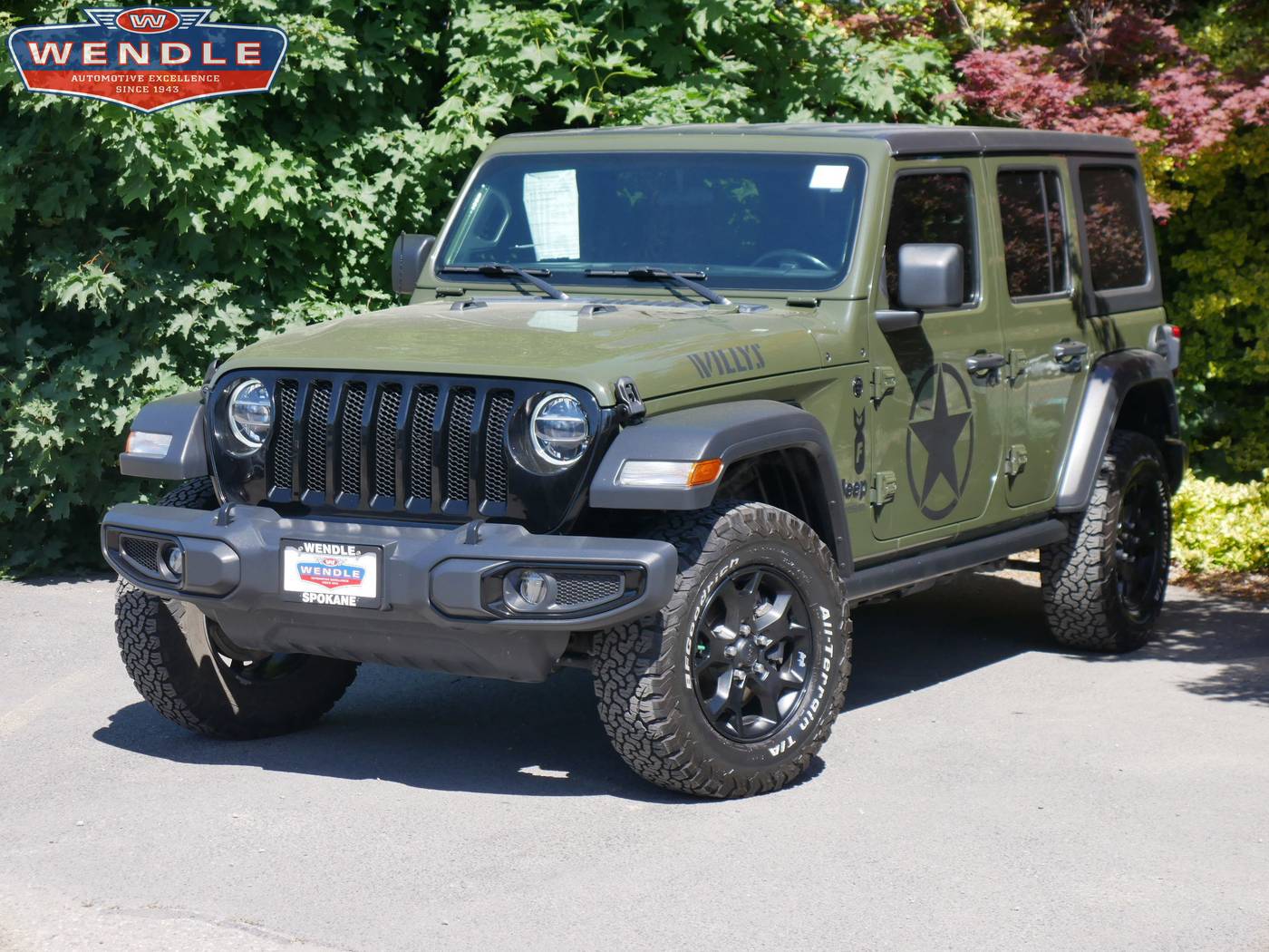 2020 Jeep Wrangler Willys — SUV — 55,505 mi — Spokane, WA