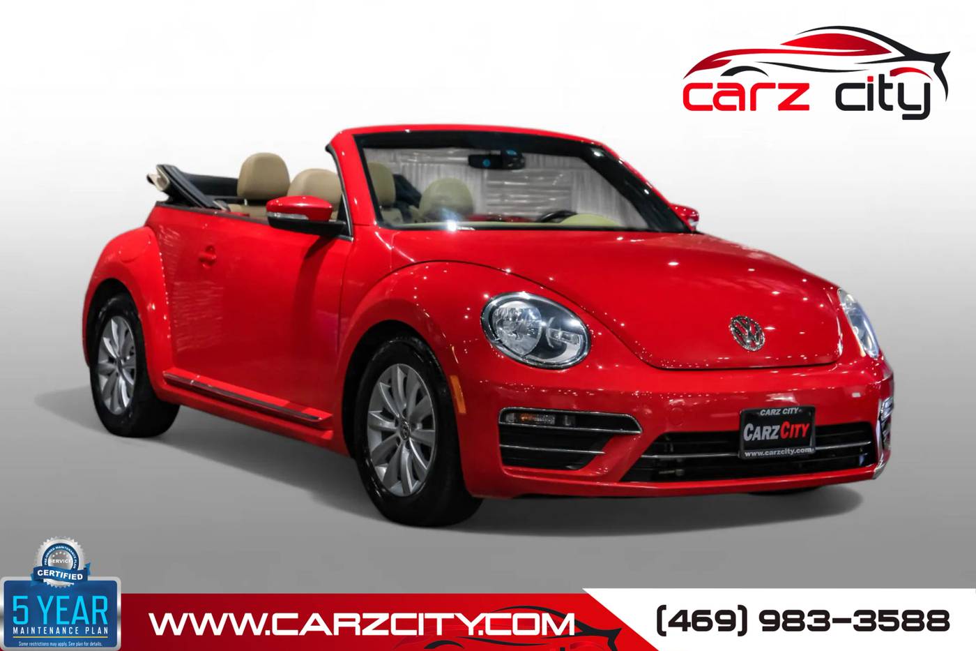 2017 Volkswagen Beetle 1.8T S — Convertible — 60,033 mi — Addison, TX