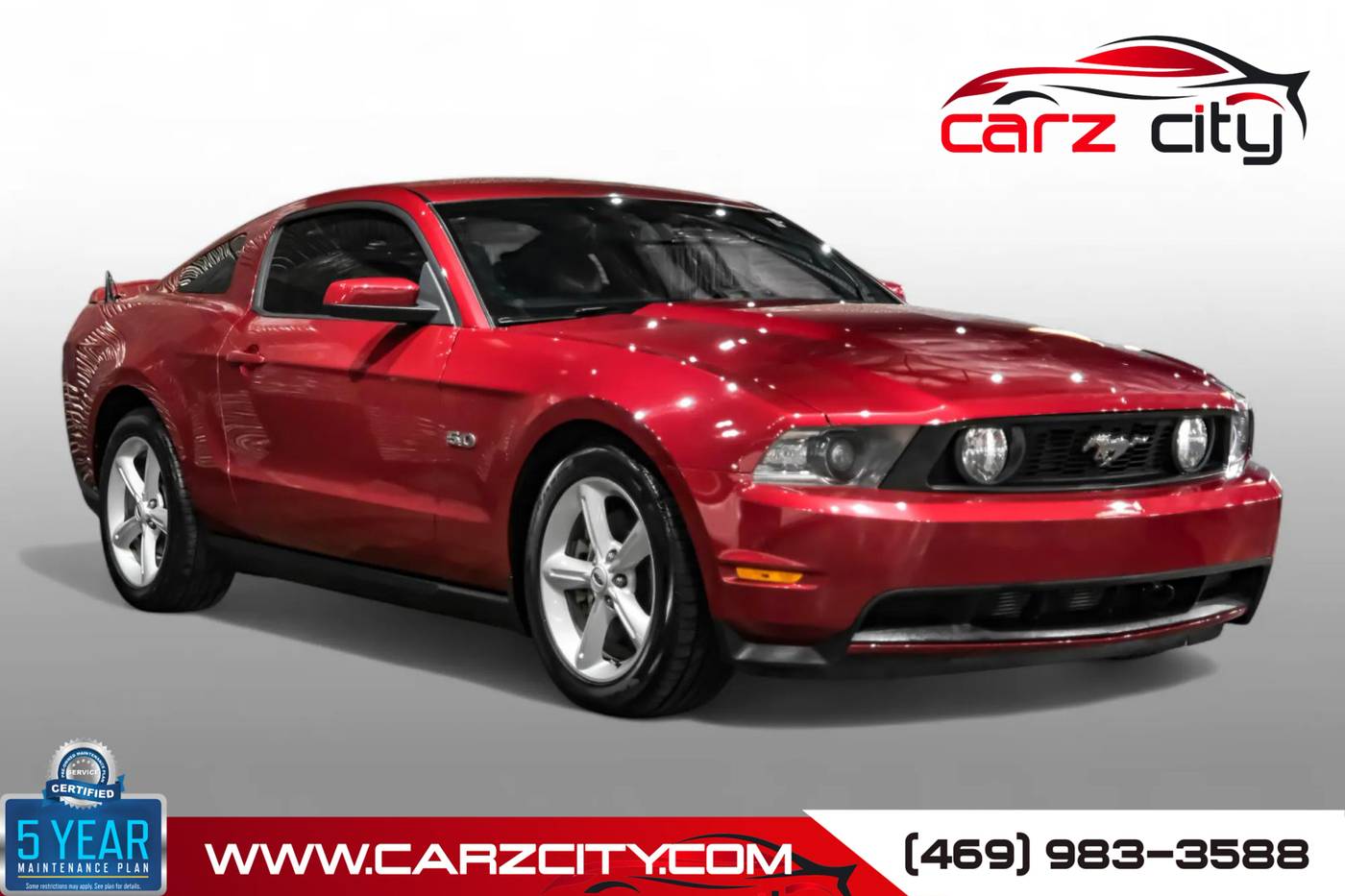 2012 Ford Mustang GT Premium — Coupe — 58,082 mi — Addison, TX