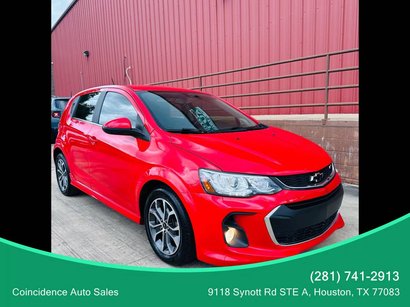 2020 Chevrolet Sonic LT — Hatchback — 39,883 mi — Houston, TX