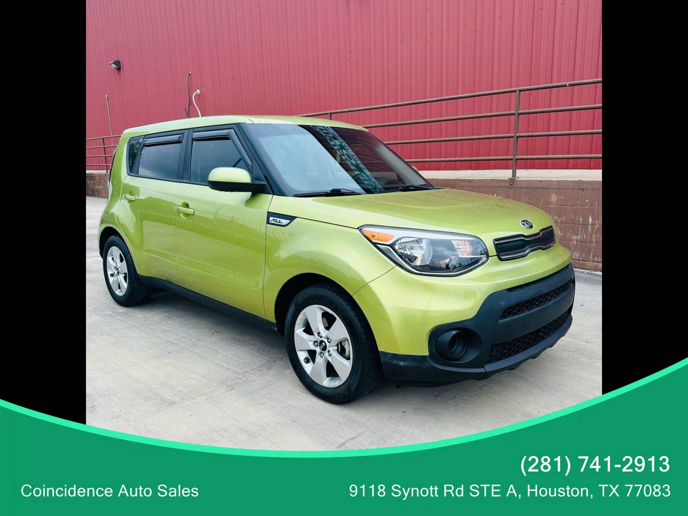 2019 Kia Soul Base — Hatchback — 67,953 mi — Houston, TX
