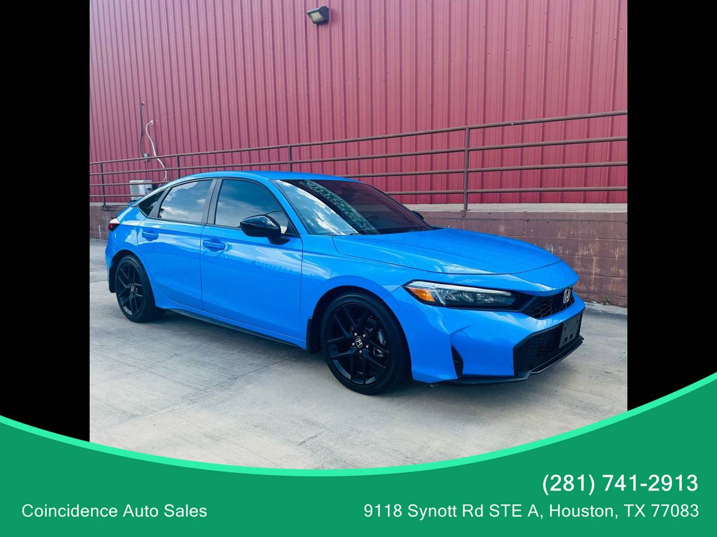 2025 Honda Civic Sport — Hatchback — 2,071 mi — Houston, TX