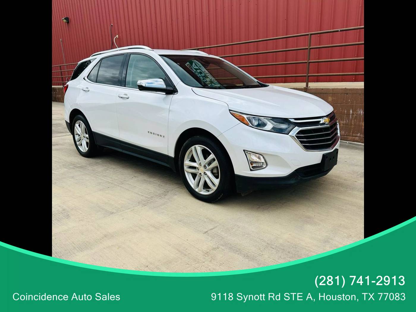 2020 Chevrolet Equinox Premier — SUV — 66,321 mi — Houston, TX