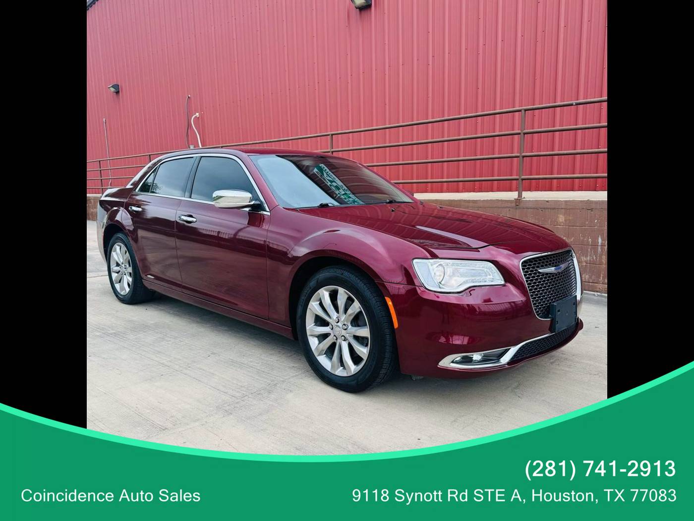 2019 Chrysler 300 Limited — Sedan — 55,532 mi — Houston, TX