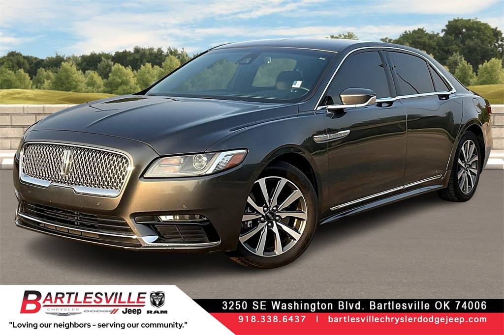 2019 Lincoln Continental Standard — Sedan — 126,028 mi — Bartlesville, OK