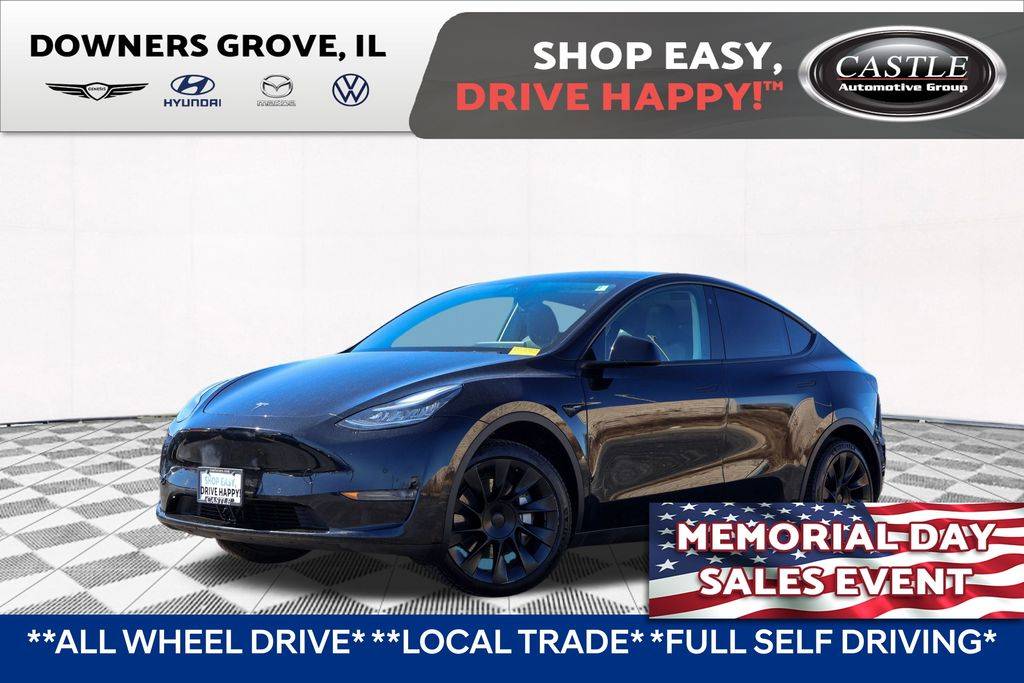 2021 Tesla Model Y Long Range — SUV — 69,413 mi — Downers Grove, IL