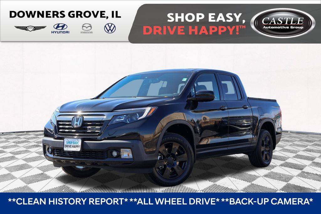 2020 Honda Ridgeline Black Edition — Pickup Truck — 44,979 mi — Downers Grove, IL