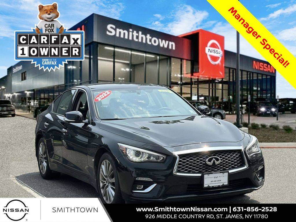 2022 INFINITI Q50 LUXE — Sedan — 36,974 mi — St James, NY