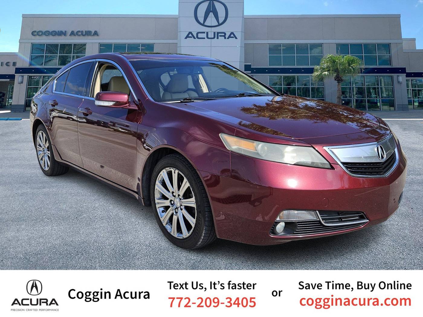 2014 Acura TL Technology Package — Sedan — 122,813 mi — Fort Pierce, FL
