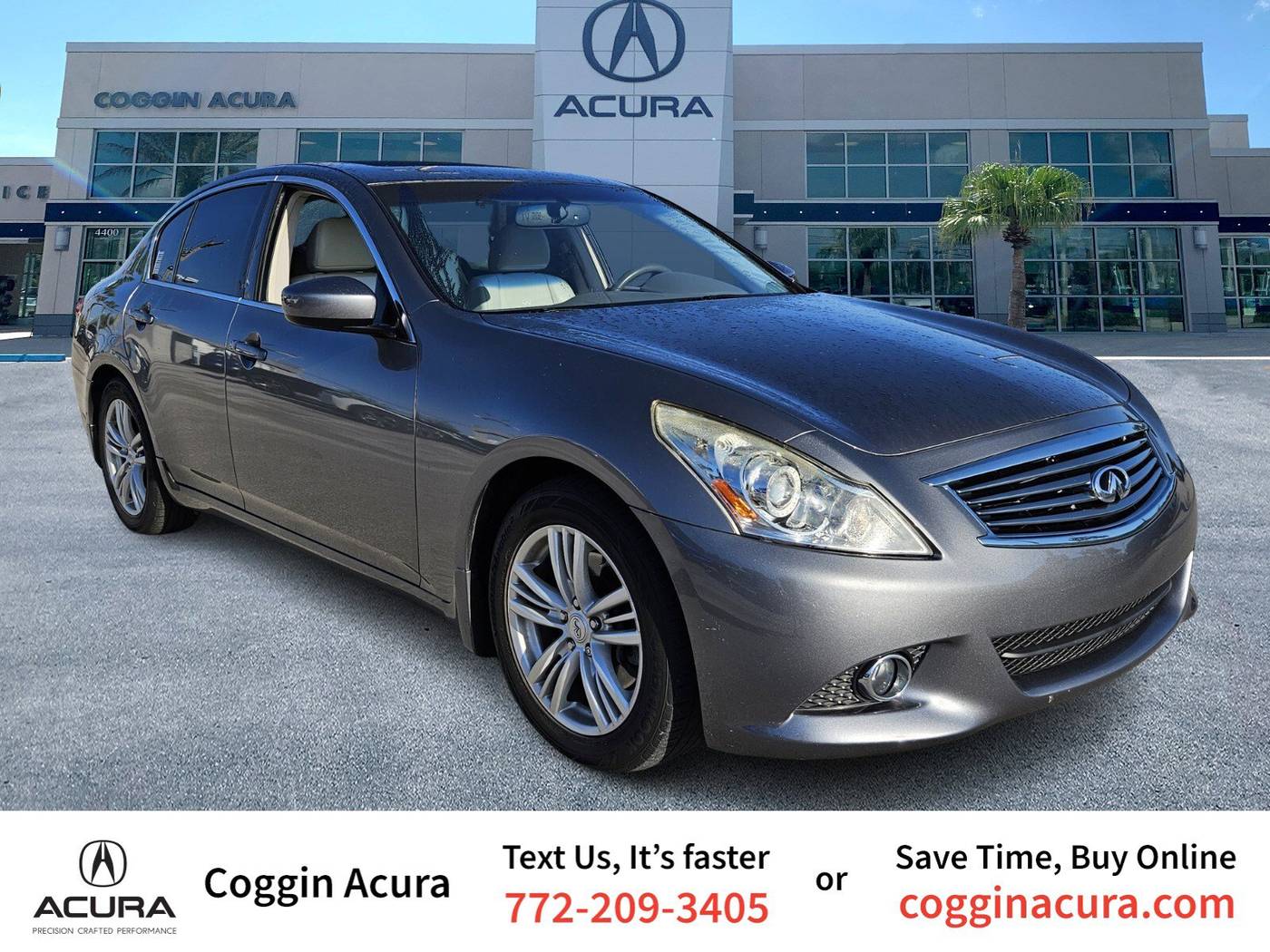 2013 INFINITI G G37 — Sedan — 36,561 mi — Fort Pierce, FL
