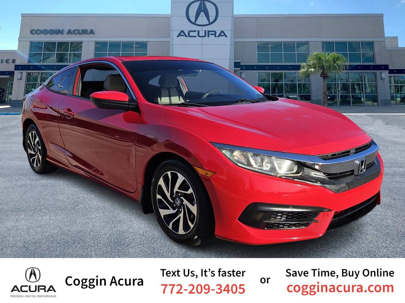 2016 Honda Civic LX-P — Coupe — 108,952 mi — Fort Pierce, FL