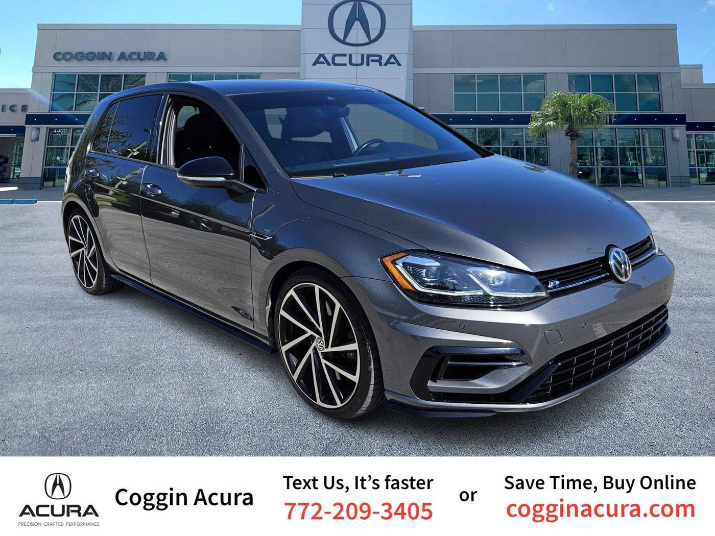 2019 Volkswagen Golf R Base — Hatchback — 58,337 mi — Fort Pierce, FL