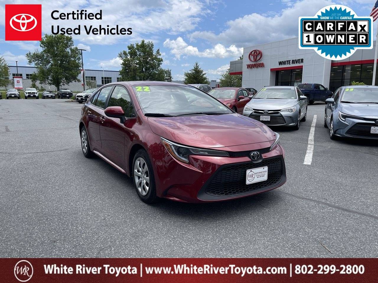2022 Toyota Corolla LE — Sedan — 35,641 mi — White River Junction, VT