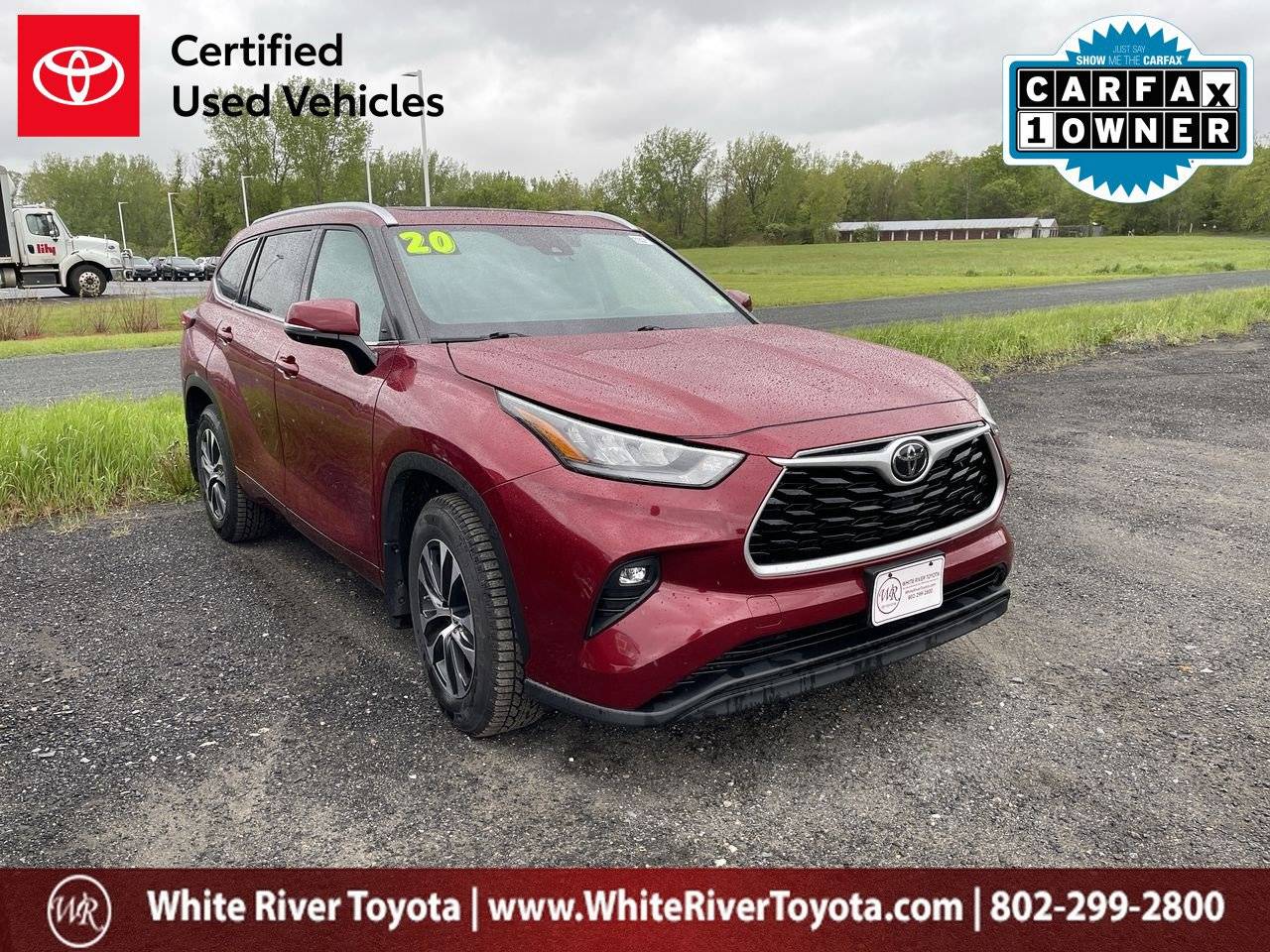 2020 Toyota Highlander XLE — SUV — 72,735 mi — White River Junction, VT