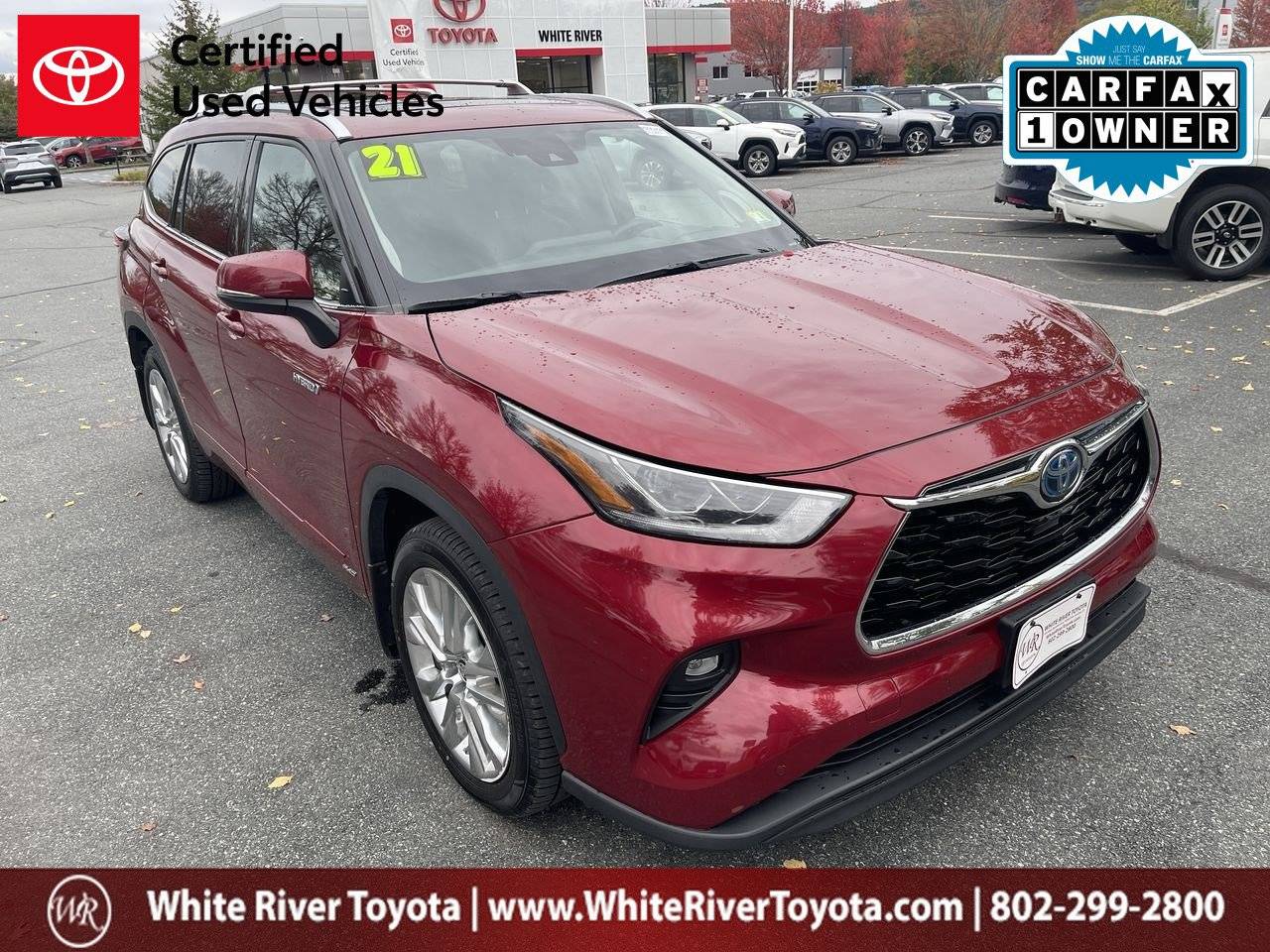 2021 Toyota Highlander Hybrid Limited — SUV — 59,603 mi — White River Junction, VT