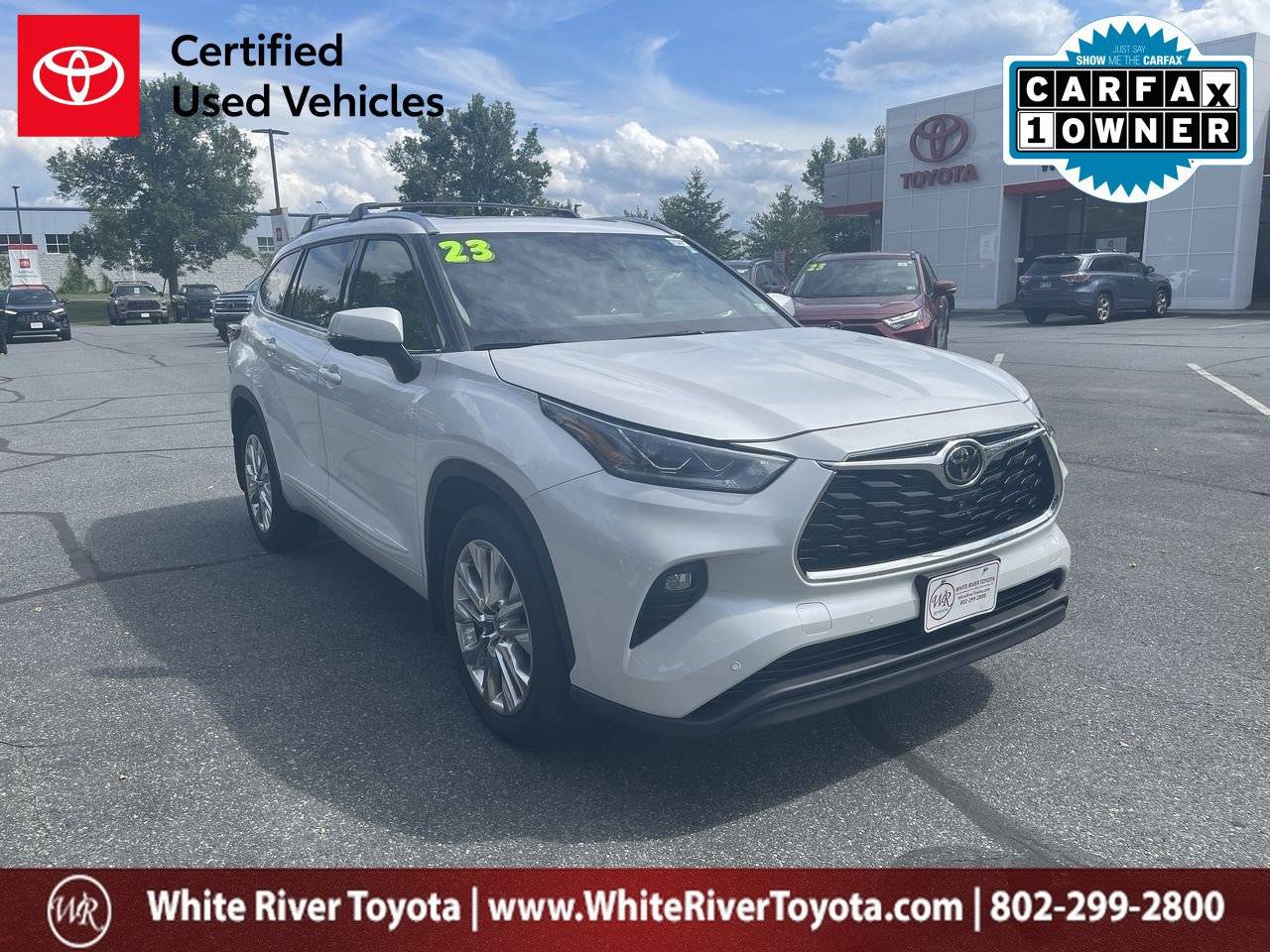 2023 Toyota Highlander Limited — SUV — 16,668 mi — White River Junction, VT