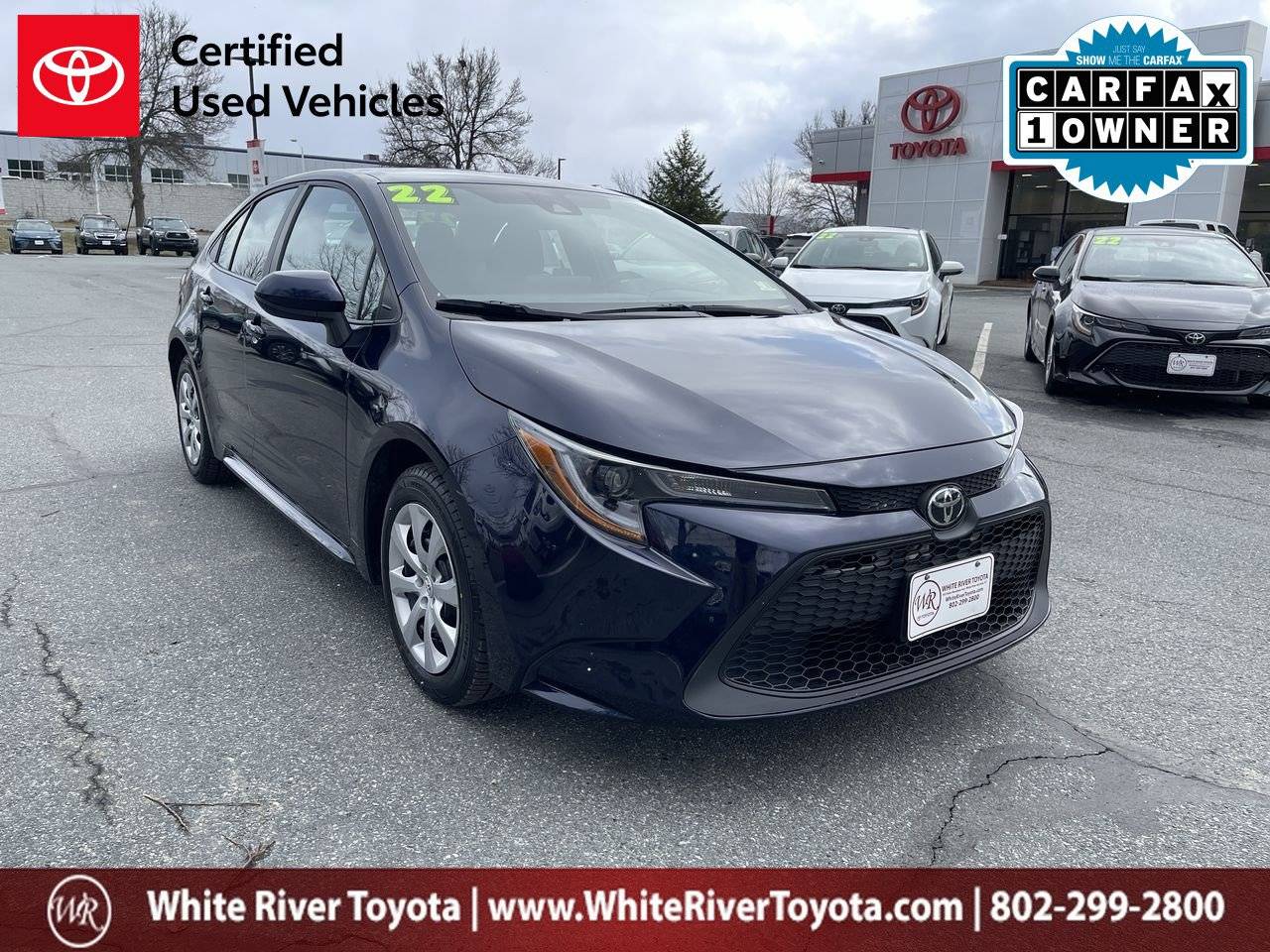 2022 Toyota Corolla LE — Sedan — 58,530 mi — White River Junction, VT