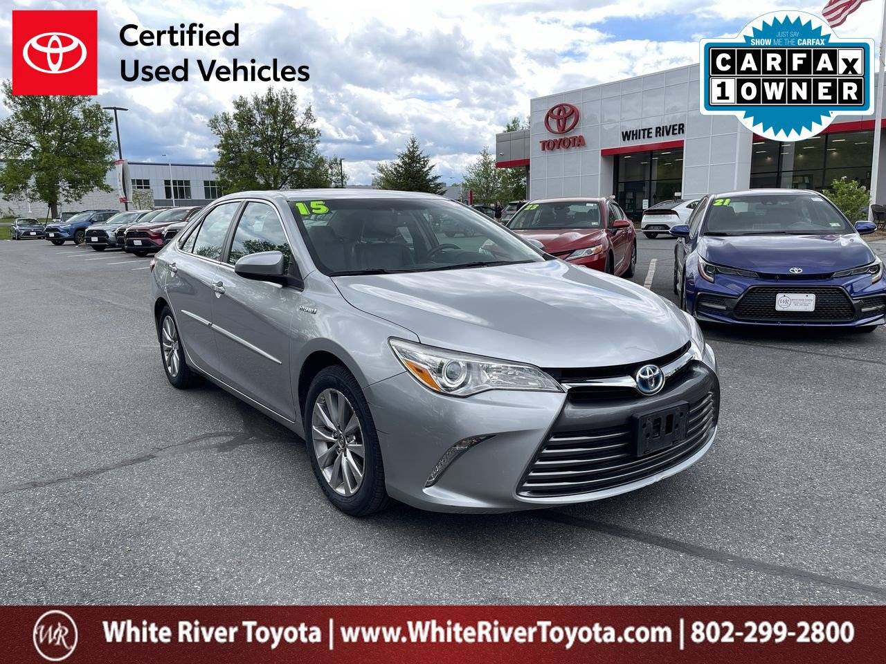 2015 Toyota Camry Hybrid XLE — Sedan — 53,484 mi — White River Junction, VT