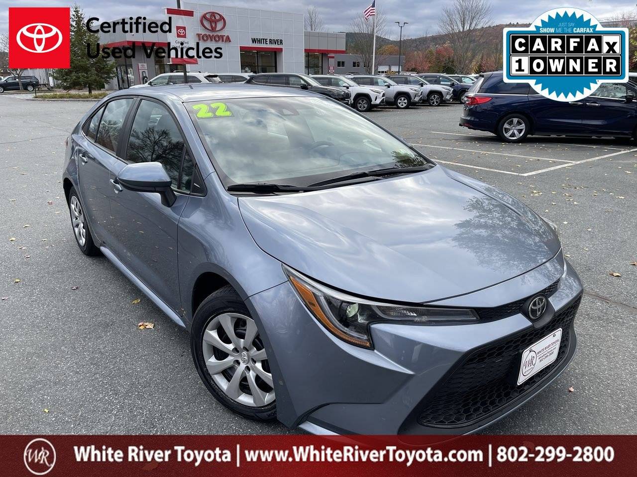 2022 Toyota Corolla LE — Sedan — 16,481 mi — White River Junction, VT