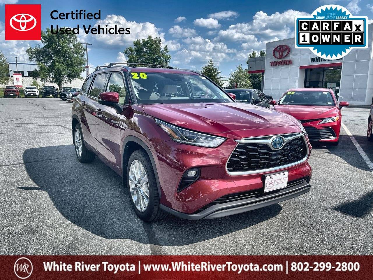 2020 Toyota Highlander Hybrid Limited — SUV — 76,592 mi — White River Junction, VT
