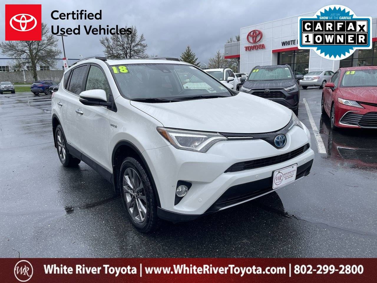 2018 Toyota RAV4 Hybrid Limited — SUV — 62,146 mi — White River Junction, VT