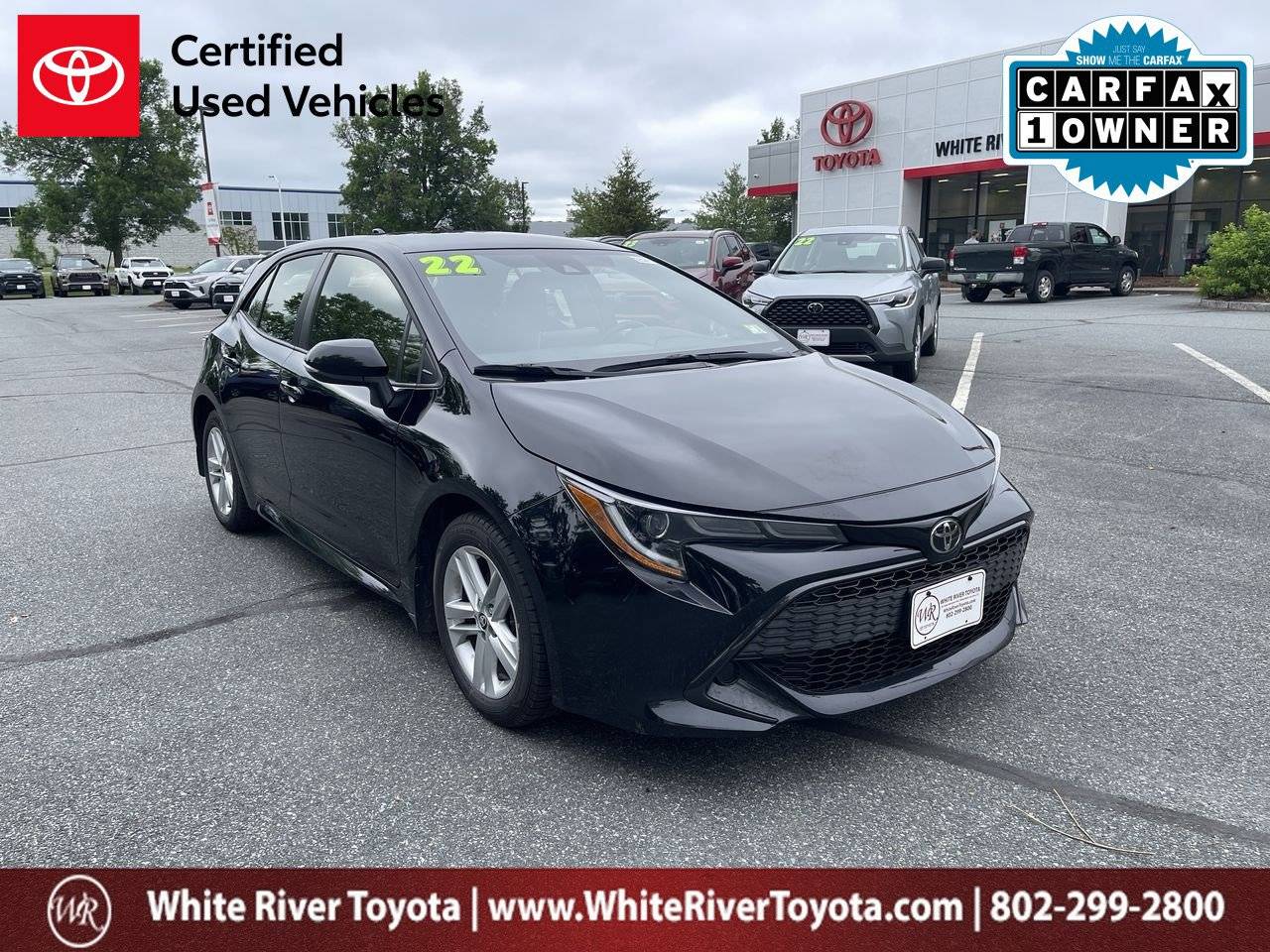 2022 Toyota Corolla Hatchback SE — Hatchback — 27,565 mi — White River Junction, VT