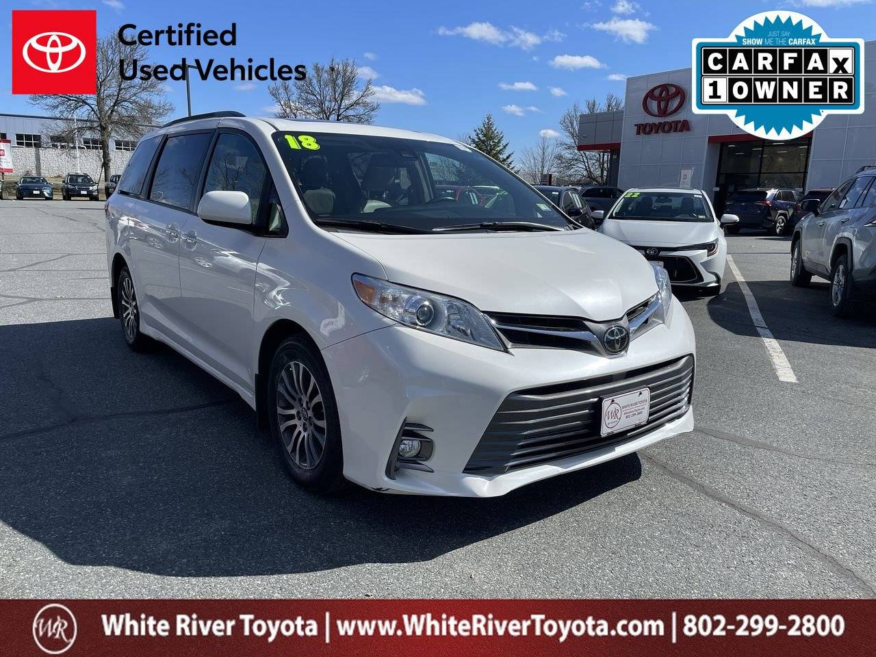 2018 Toyota Sienna XLE — Minivan — 81,044 mi — White River Junction, VT