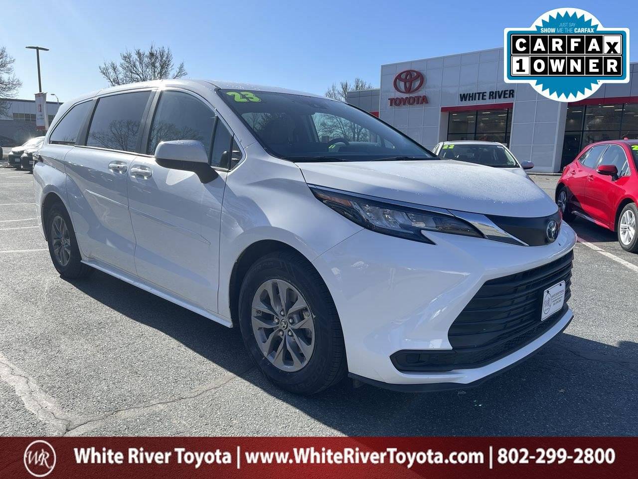 2023 Toyota Sienna LE — Minivan — 34,483 mi — White River Junction, VT