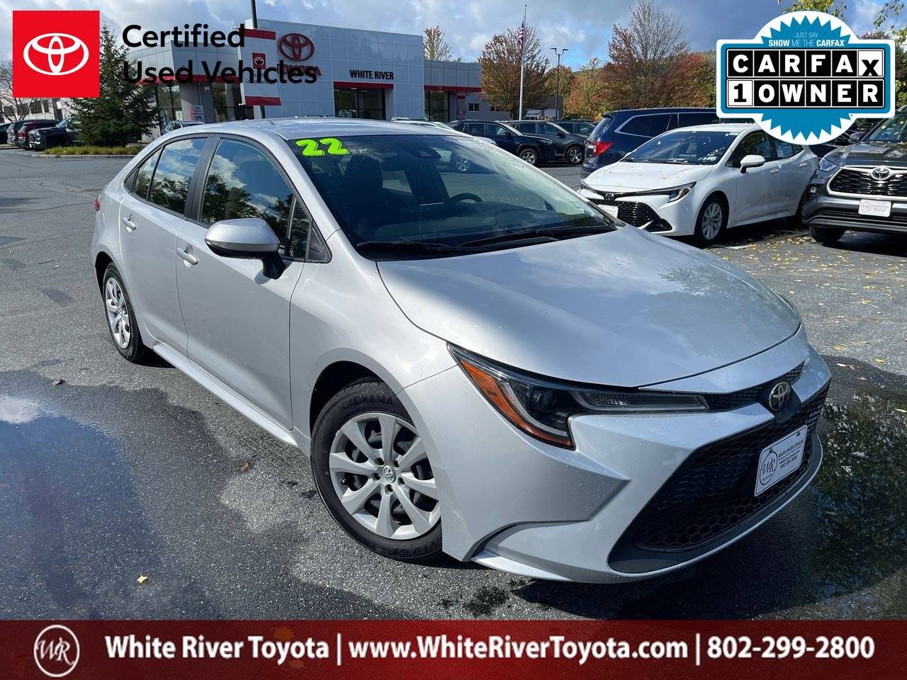 2022 Toyota Corolla LE — Sedan — 11,080 mi — White River Junction, VT