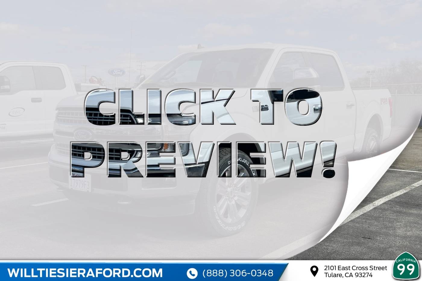 2020 Ford F-150 Lariat — Pickup Truck — 35,775 mi — Tulare, CA