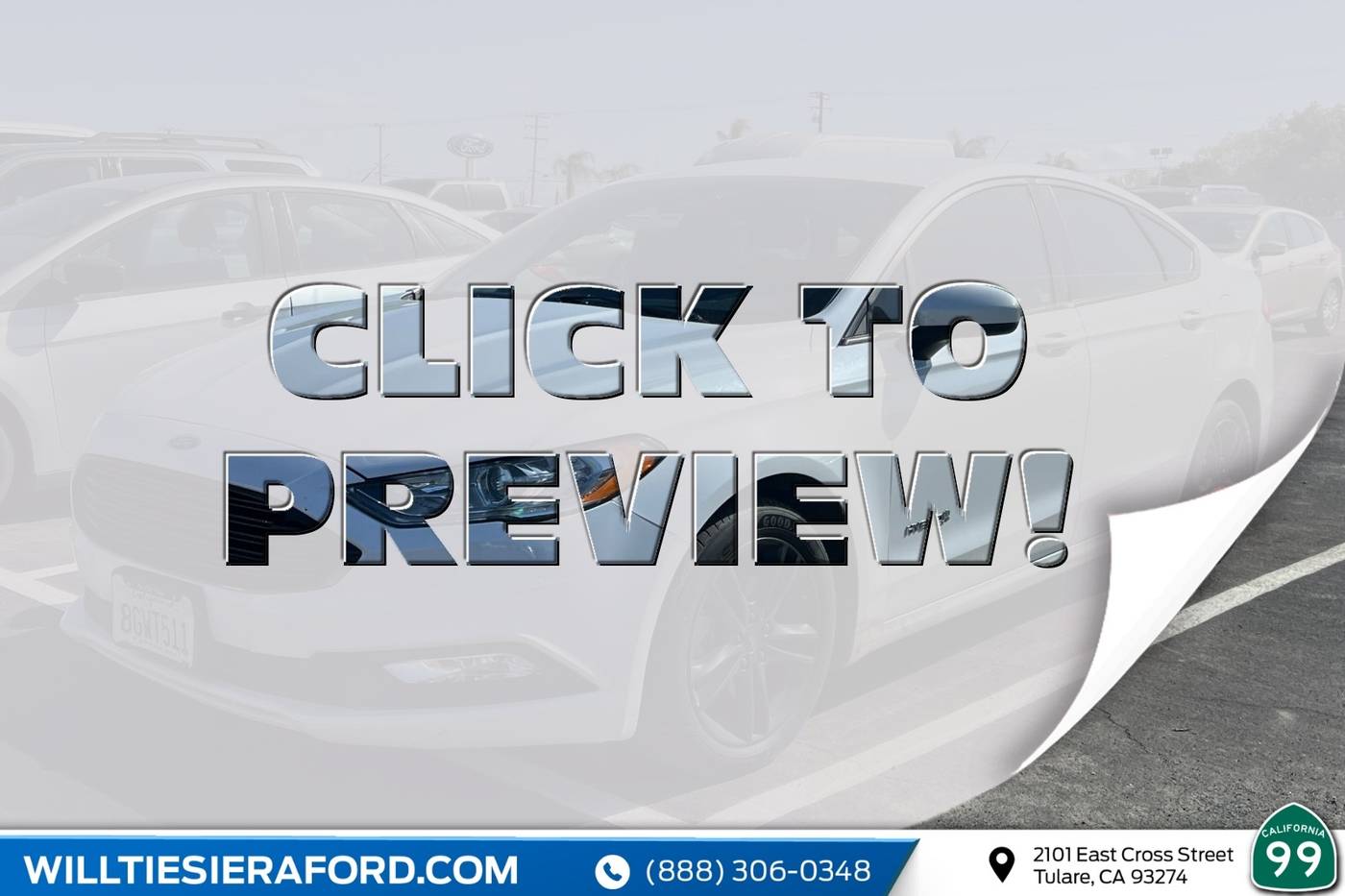 2018 Ford Fusion Hybrid SE — Sedan — 125,721 mi — Tulare, CA