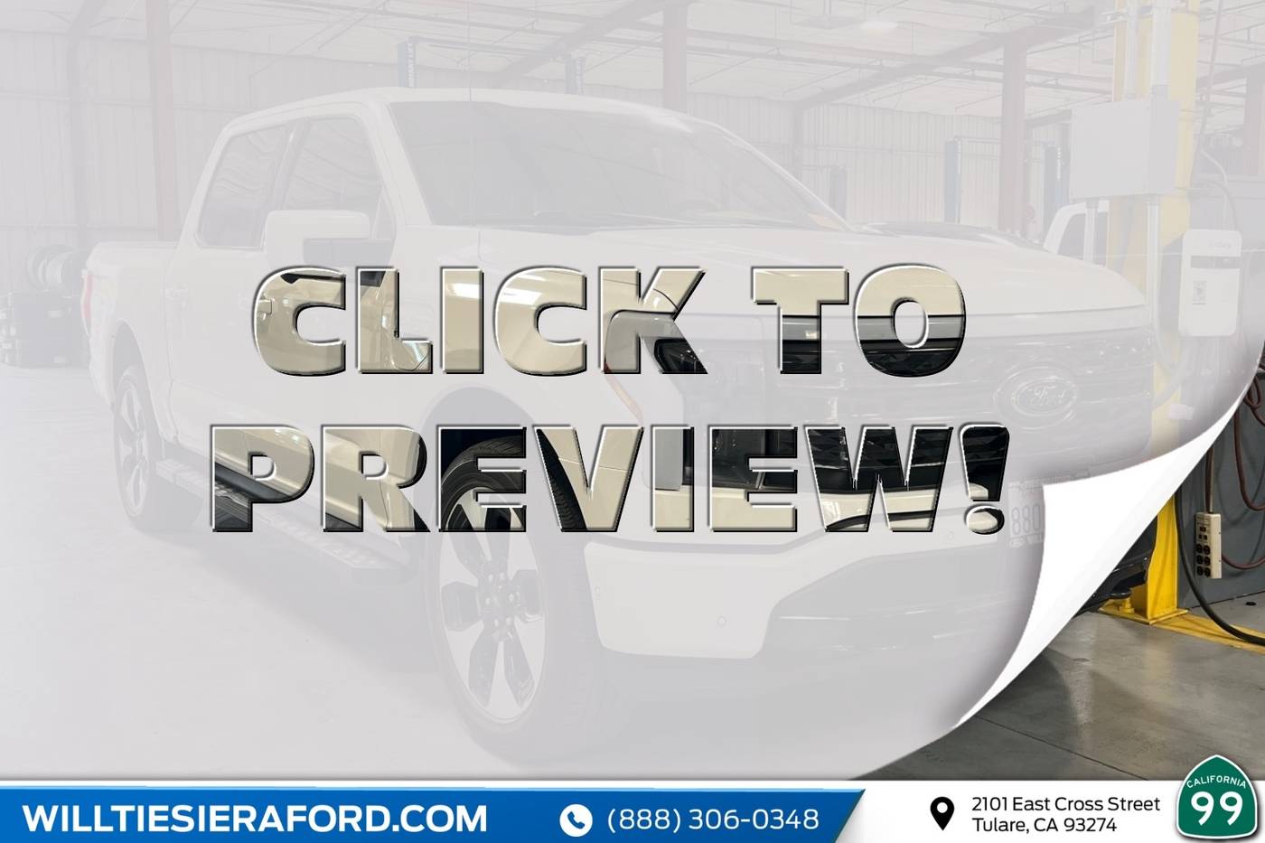 2022 Ford F-150 Lightning Platinum — Pickup Truck — 9,905 mi — Tulare, CA