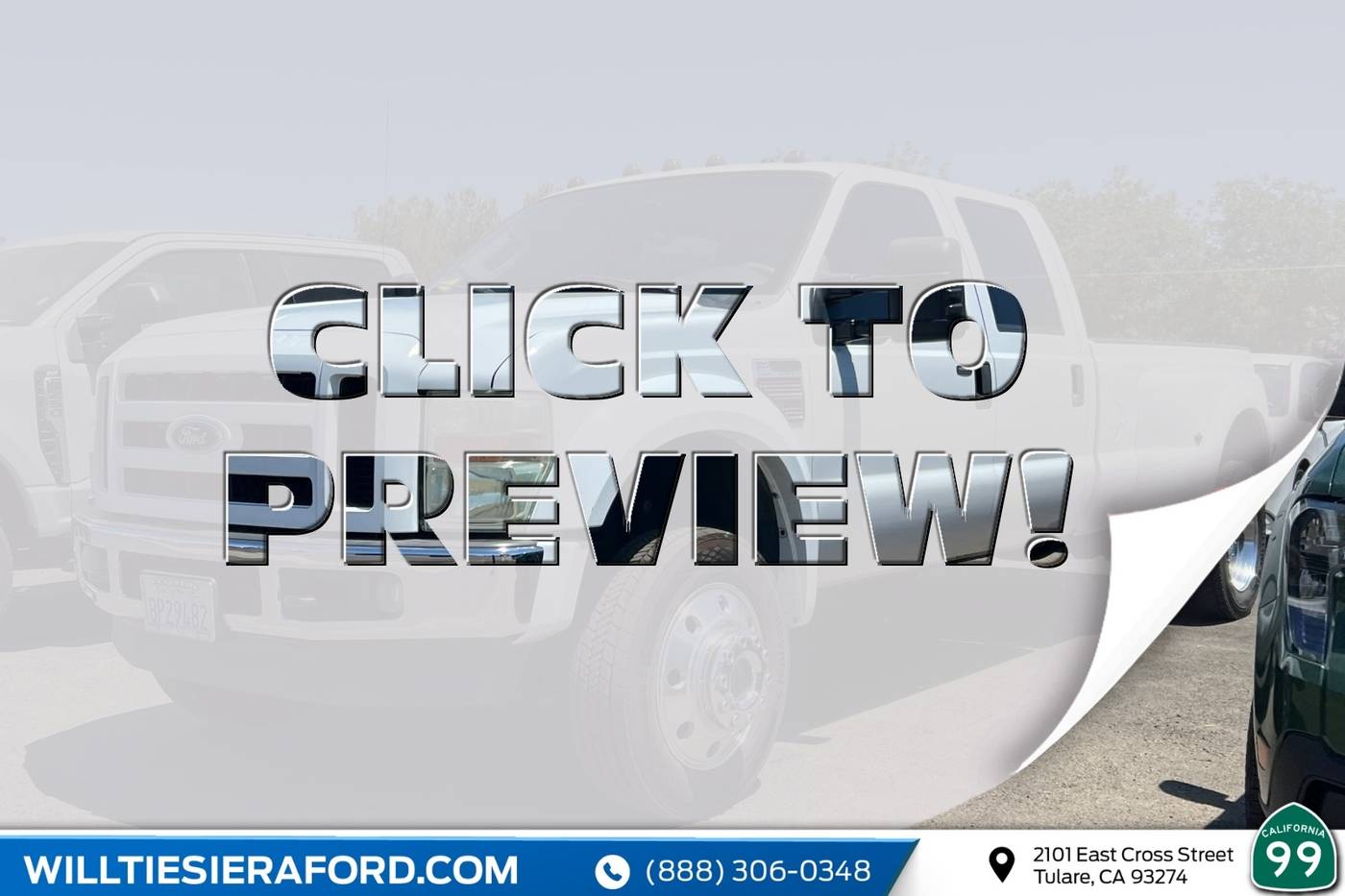 2008 Ford Super Duty F-450 King Ranch — Pickup Truck — 102,588 mi — Tulare, CA