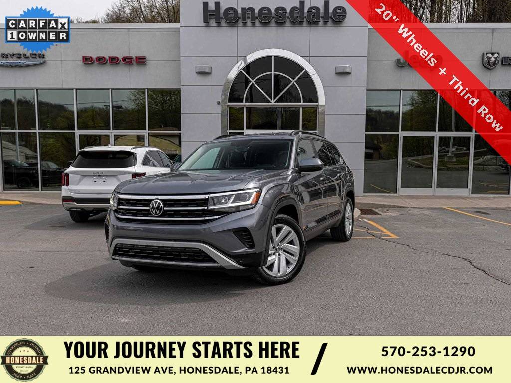2021 Volkswagen Atlas SE with Technology — SUV — 58,361 mi — Honesdale, PA