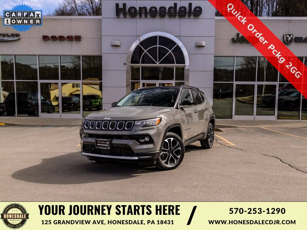 2022 Jeep Compass Limited — SUV — 25,134 mi — Honesdale, PA