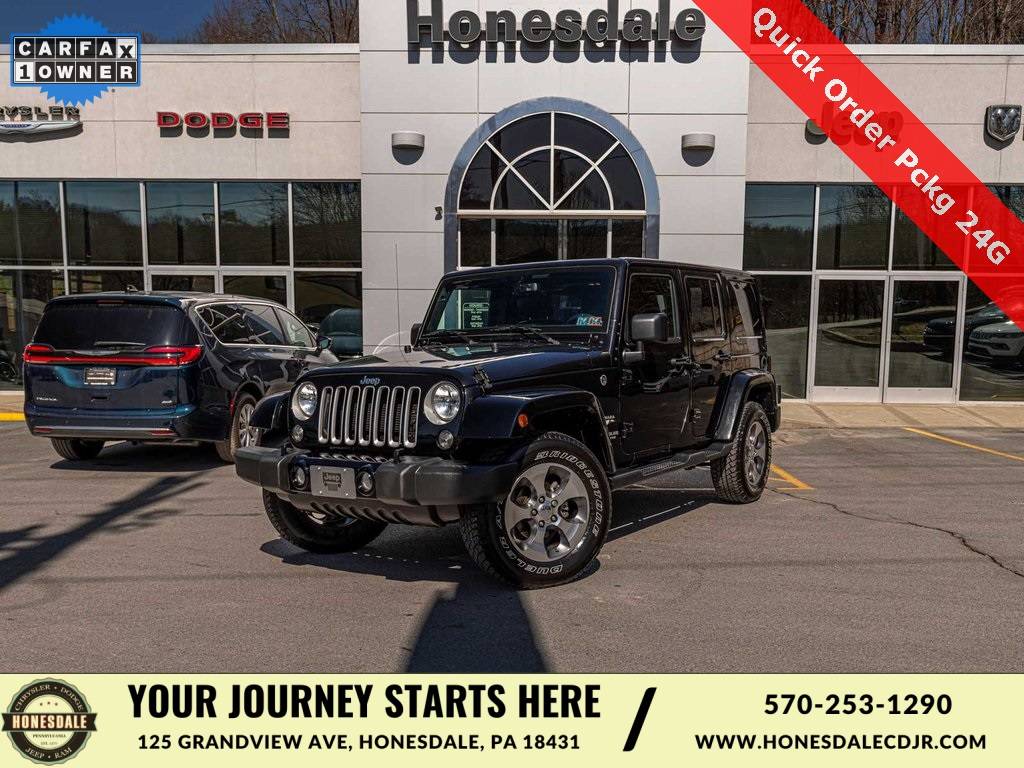 2016 Jeep Wrangler Sahara — SUV — 86,662 mi — Honesdale, PA