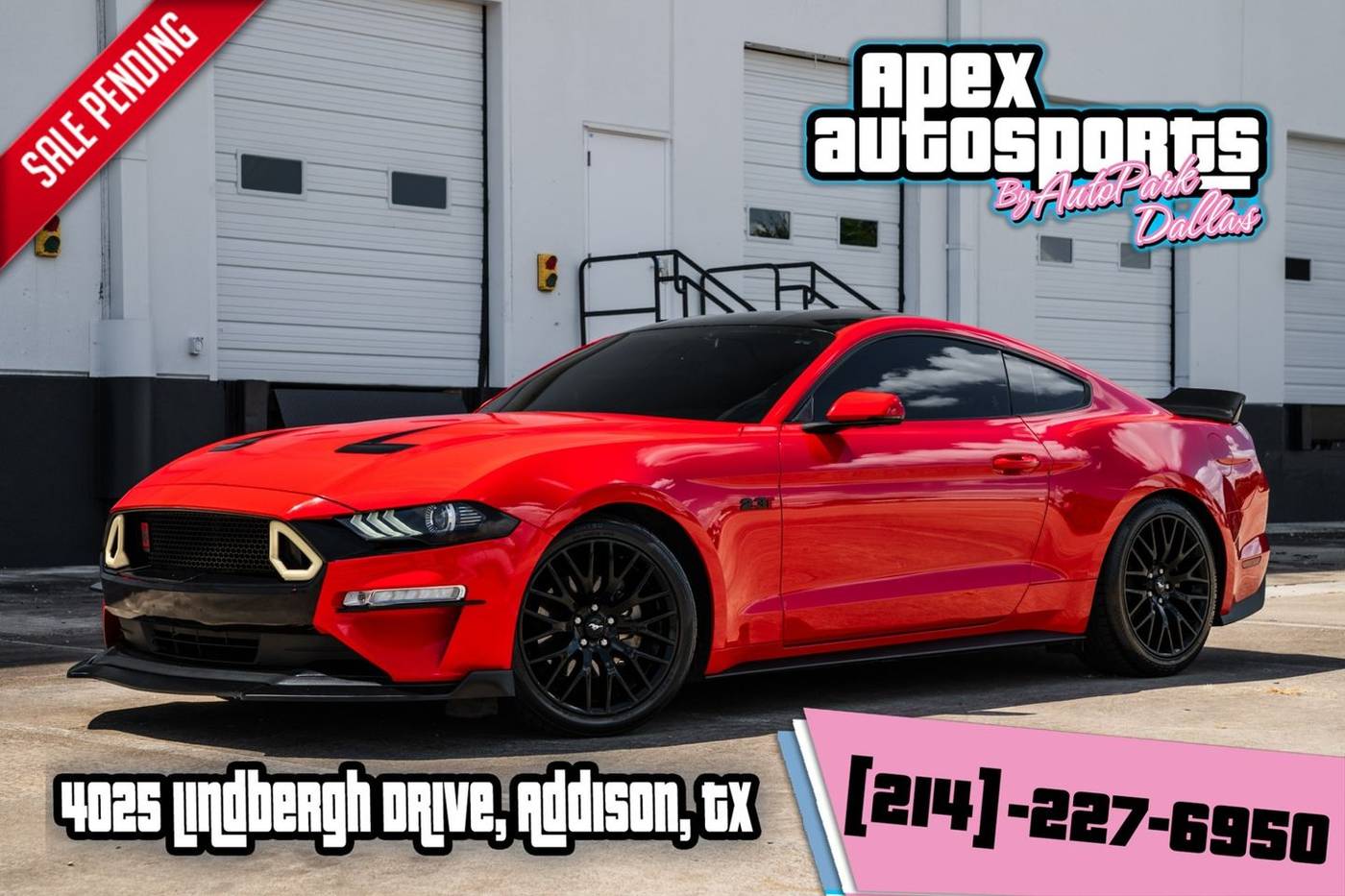 2018 Ford Mustang EcoBoost — Coupe — 67,192 mi — Addison, TX