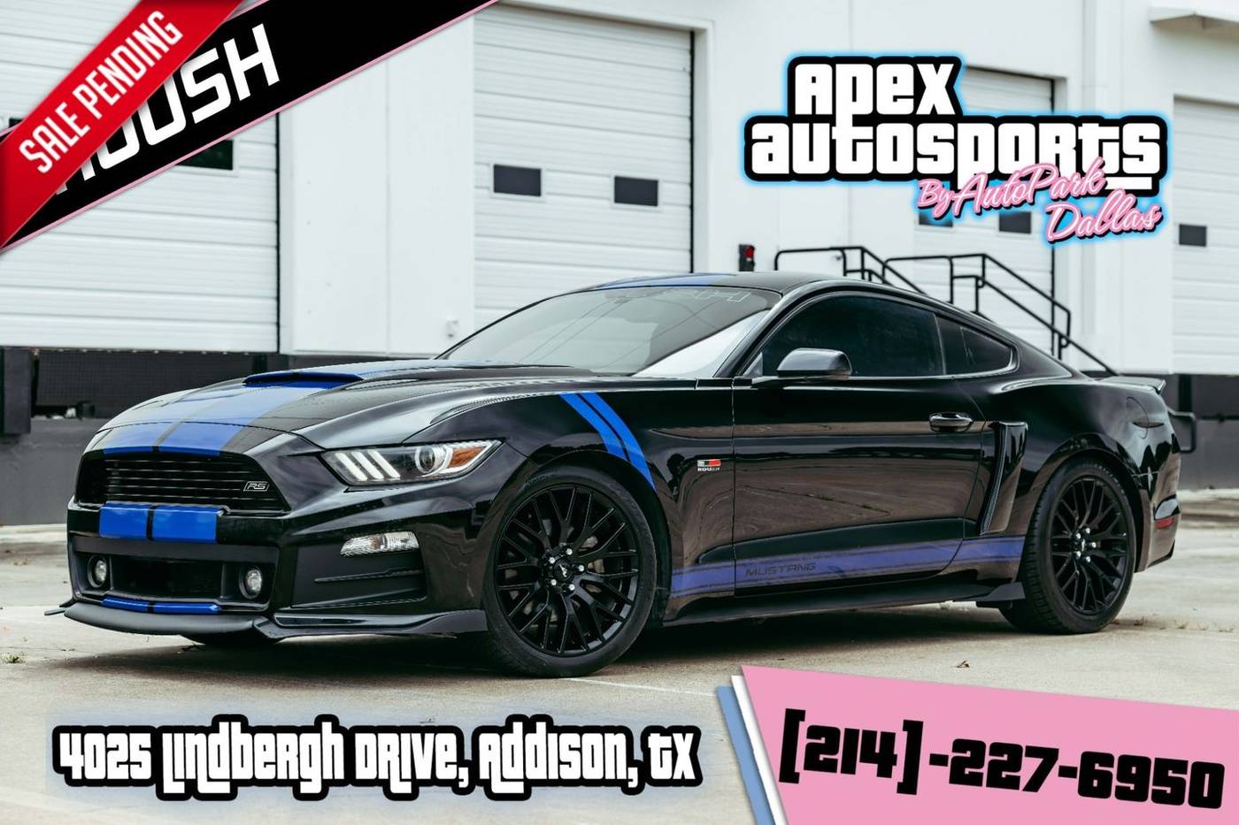 2017 Ford Mustang V6 — Coupe — 98,646 mi — Addison, TX