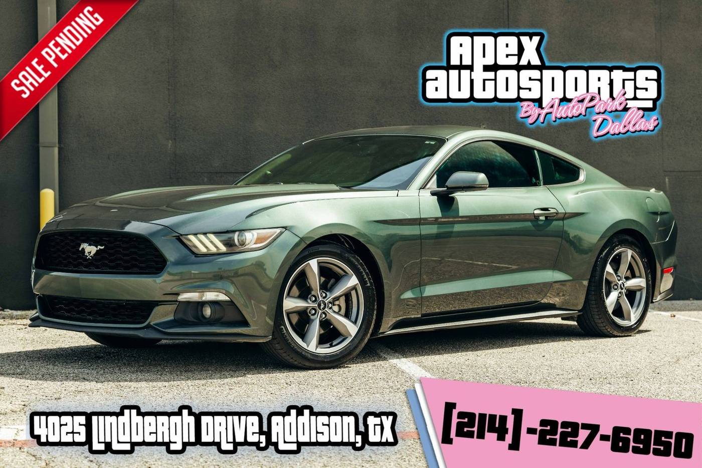 2015 Ford Mustang EcoBoost Premium — Coupe — 135,647 mi — Addison, TX