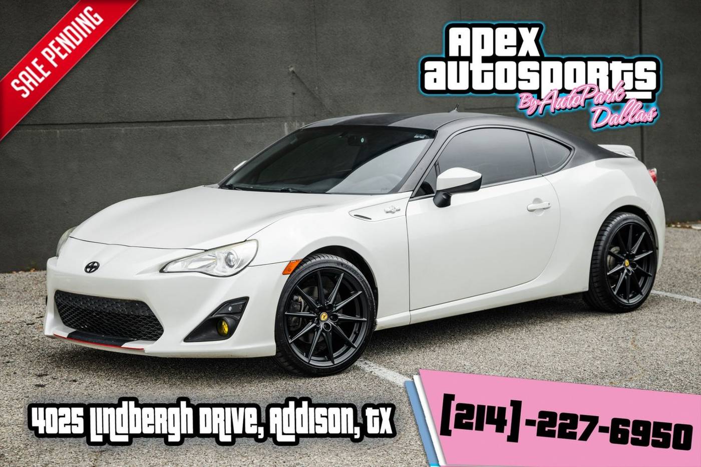 2013 Scion FR-S Base — Coupe — 35,599 mi — Addison, TX