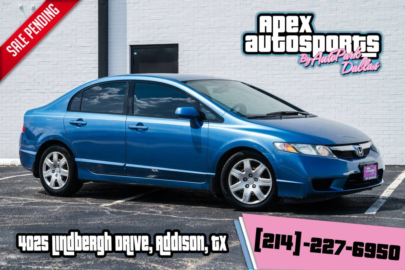 2010 Honda Civic LX — Sedan — 107,612 mi — Addison, TX