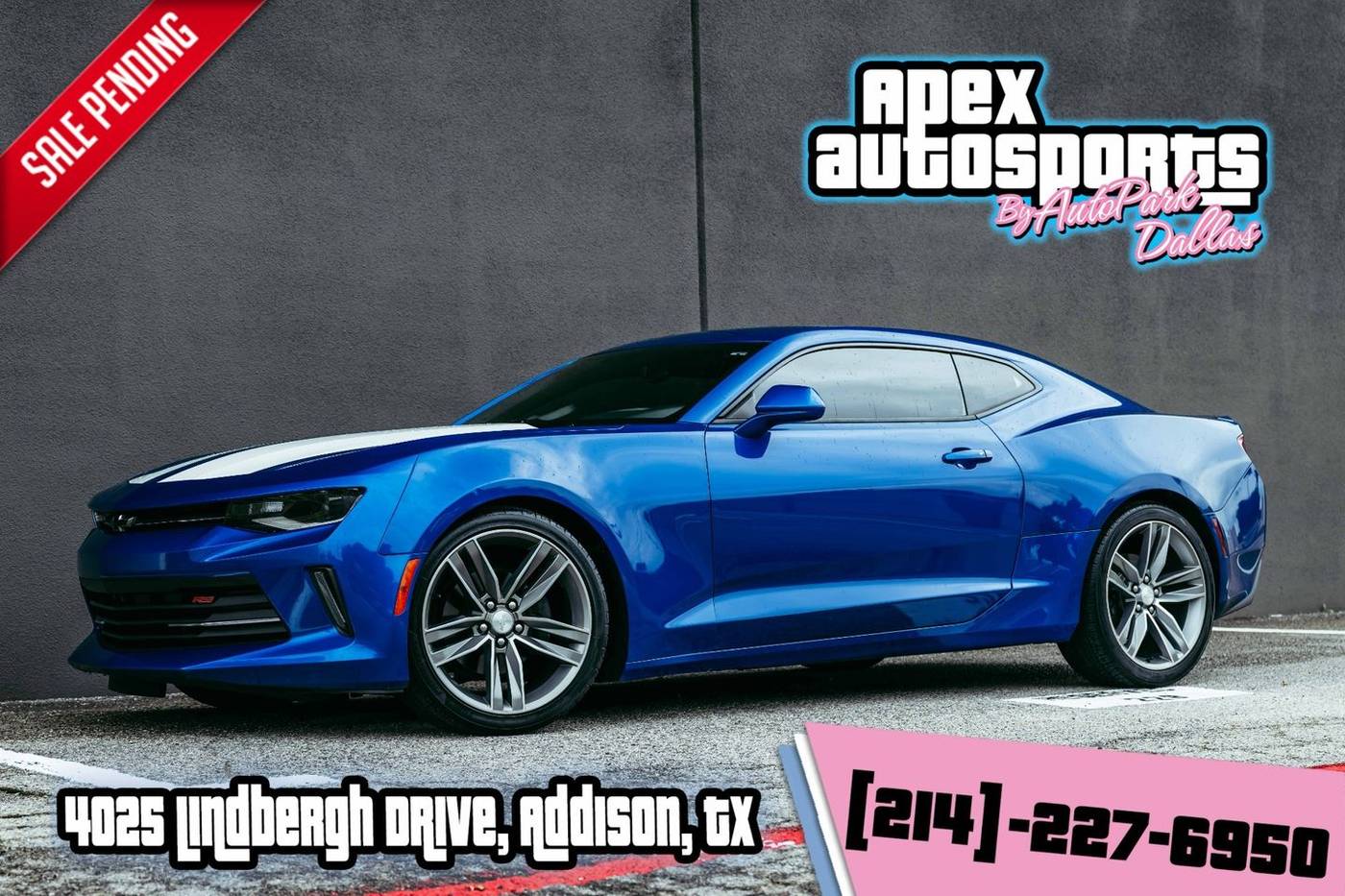 2017 Chevrolet Camaro 2LT — Coupe — 88,074 mi — Addison, TX