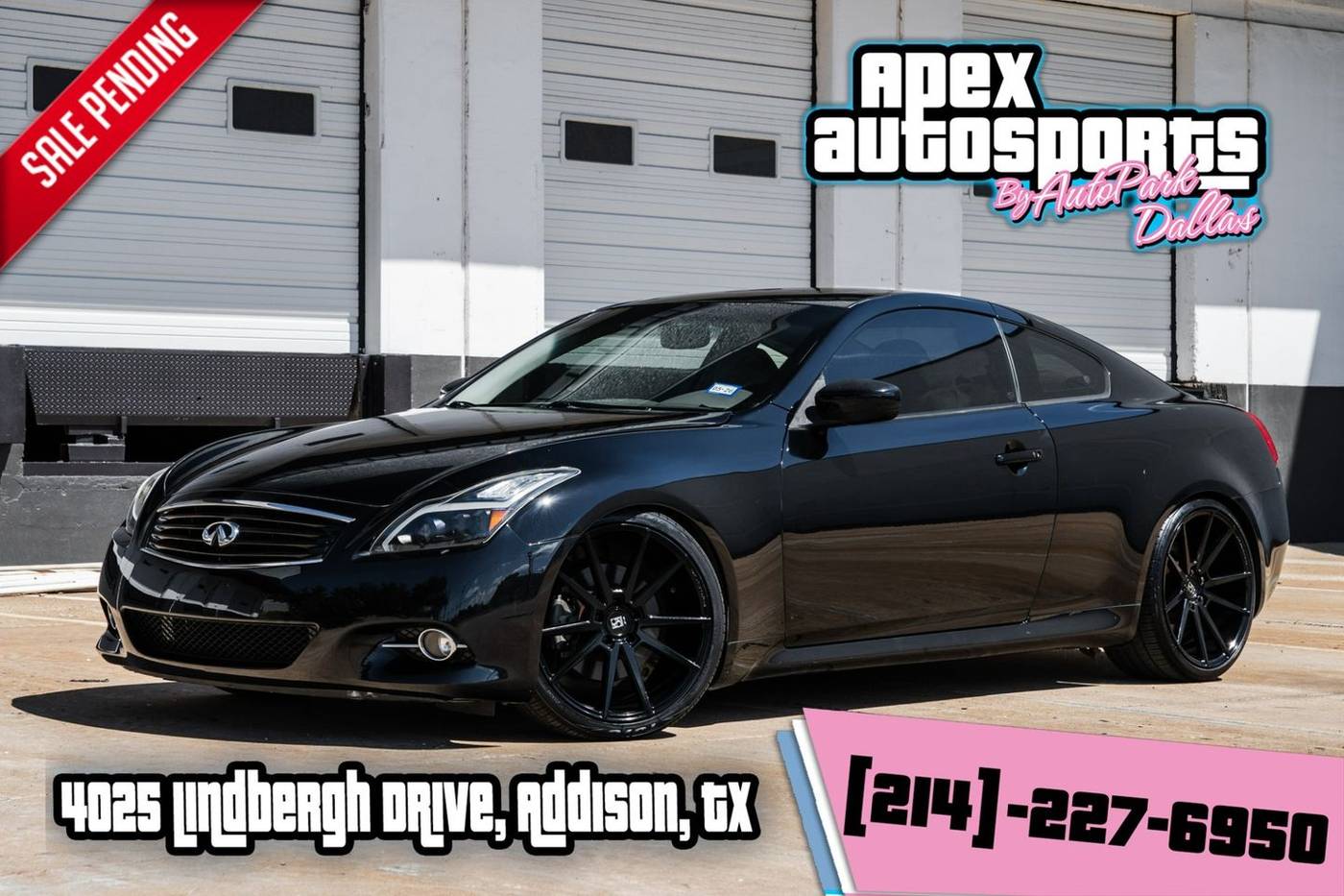 2011 INFINITI G G37 — Coupe — 97,721 mi — Addison, TX