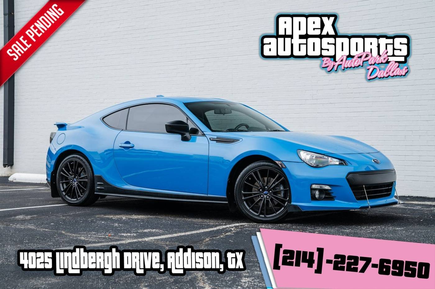 2016 Subaru BRZ Series.HyperBlue — Coupe — 43,721 mi — Addison, TX