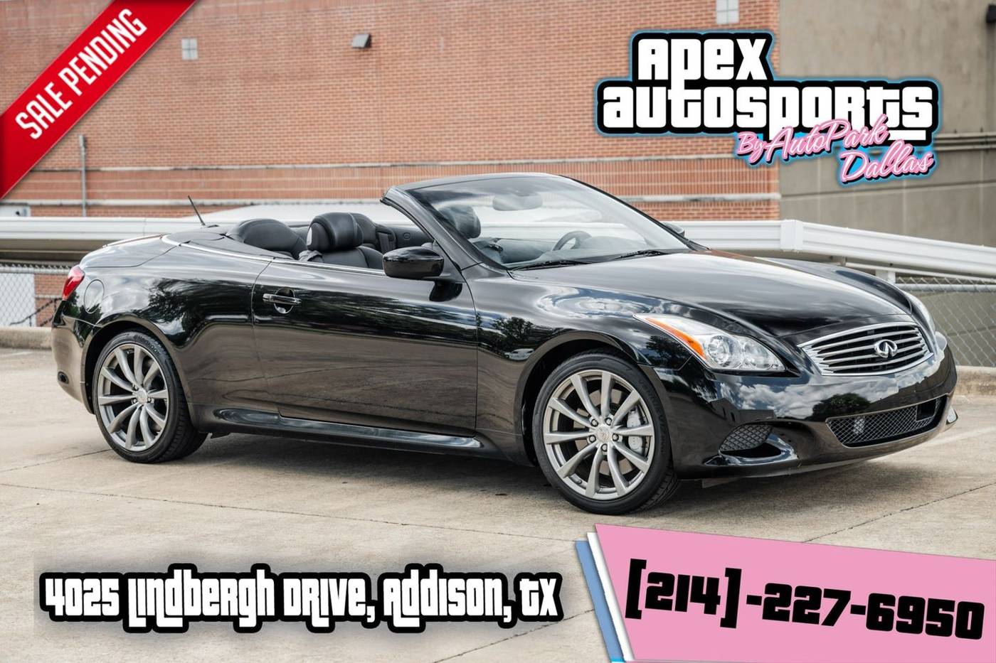 2009 INFINITI G G37 — Convertible — 68,158 mi — Addison, TX